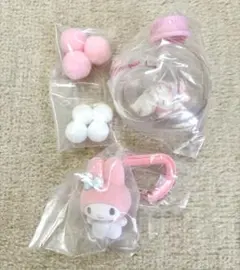 サンリオ マイメロディ　キャラもふケースマスコット カラビナマスコットチャーム