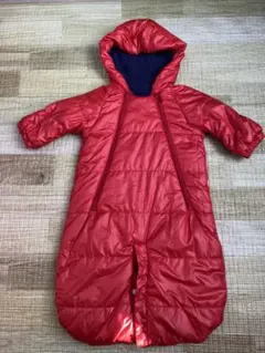 フード付きレッドアウター60〜70cm