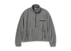 オーラリー AURALEE ハーフジップ ブルゾン A22SP01CV 22AW ORGANIC COTTON VELOUR HALF ZIP BLOUSON (A22SP01CV) | AURALEE