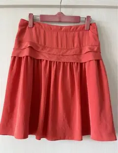 ⭐️中古美品⭐️組曲 KUMIKYOKU ⭐️3号⭐️オレンジ系⭐️スカート