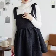 【 神戸レタス 】 ぽこぽこショルダーリボンキャミブラウス