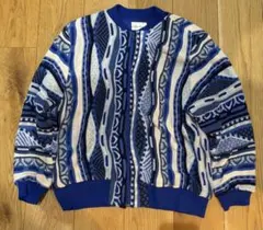 3Dニットジャケット80s 90s古着talonzip USA製zipup