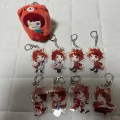 莉犬　すとぷり　グッズ　アクリルキーホルダー　ぬいぐるみ　セット