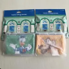 東京ディズニーリゾート チケット風ポーチ ドナルド・チップとデール