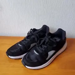 H＆M メンズ スニーカー 25.5センチ 黒のサムネイル