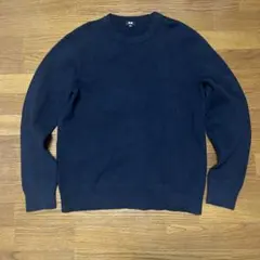 ウォッシャブルミラノリブクルーネックセーター xl