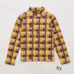 Misha & Puff Watercolor Plaid Turtleneck