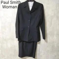 ポールスミスウーマン ストライプ スカート スーツ ネイビー系  セットアップ