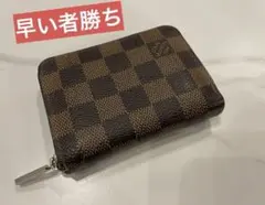 極美品 ルイヴィトン ジッピーコインパース ダミエ エベヌ 小銭入れ