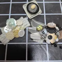 ボタンブローチハンドメイド3点