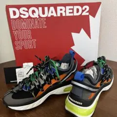 DSQUARED2 カラフル　カナダリーフ　メープル　厚底　スニーカーのサムネイル