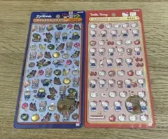 【正規品】ズートピア・ハローキティ レッド　ボンボンドロップシールミニセット