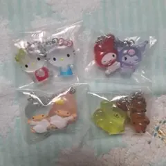 サンリオキャラクターズ　なかよしドロップチャーム　4種コンプセット