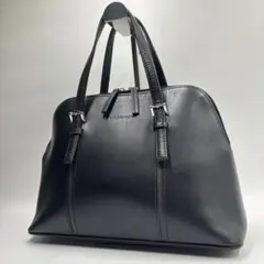 土屋鞄 トートバッグ A4収納可能 ユニセックス シボ革 黒 オールレザー