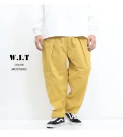 w,i,t バルーンパンツ ワイドパンツ イージーパンツ