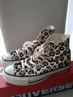 CONVERSEコンバース☆オールスターUSレオパードHI　23.5cm