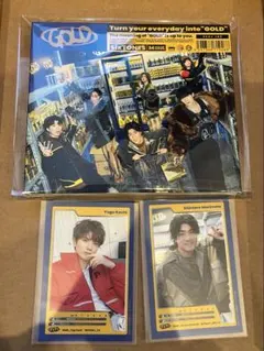 SixTONES GOLD 通常盤初回仕様　CD 髙地優吾　森本慎太郎　トレカ付