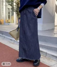 LE DENIM BOXY TUCK デニムスカート 36のサムネイル