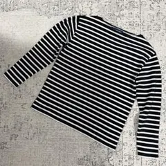 ☆美品 SAINT JAMES セントジェームス　ボーダー 長袖Tシャツ　黒白☆