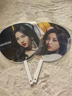 TWICE ナヨン、ジヒョ うちわ BDZ 2枚セット