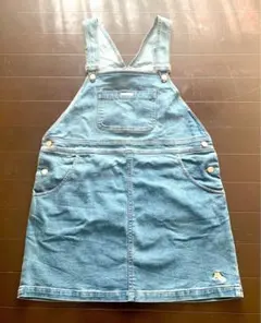 ピコ　オーバーオール　デニムワンピ　ジャンスカ　PIKO