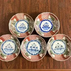 古伊万里　金襴手　唐人美人図　膾皿　５客　615AS-AEy 古伊万里 金襴手 唐人美人図 膾皿 5客 615AS-AEy - メルカリ