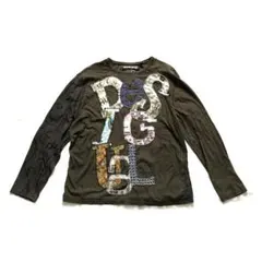 デシグアルdesigualパッチワークロゴロングTシャツ00sヴィンテージy2kのサムネイル