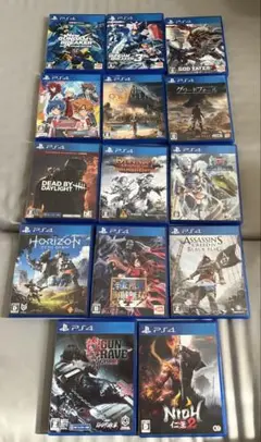 プレステ4ソフトまとめ売り