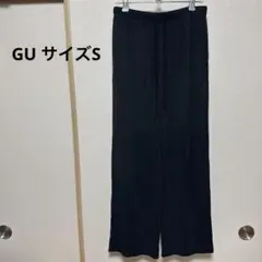 GU ジーユー リブプルオンパンツ(丈標準68.0～72.0cm) サイズS え