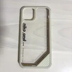 niko and ... スマホケース iPhone12/12Pro アイボリー