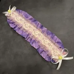 ヘッドドレス　紫