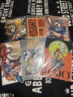 ジョジョの奇妙な冒険 クリアファイル 6枚セット