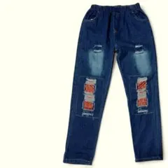 即購入OK✨PatPat ダメージデニムパンツ 11-12Y