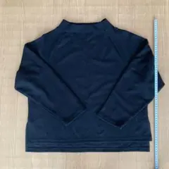 earth music&ecology ブラック長袖ニット F