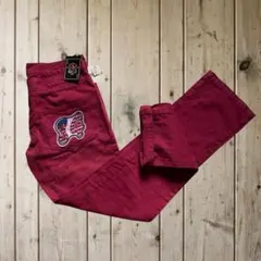 新品タグ付】ジャングルストーム ワッペン刺繍Y2Kデニムパンツ 