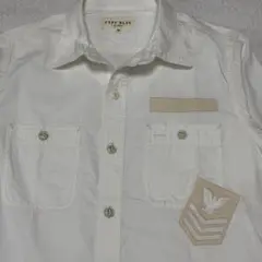 アヴィレックス ロング シャツ トップス カットソー 長袖 ワッペン ホワイトのサムネイル