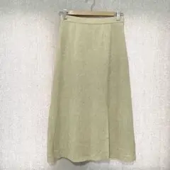 美品✦Addenda ロングスカート M ベージュ 裏地付 レナウン日本製