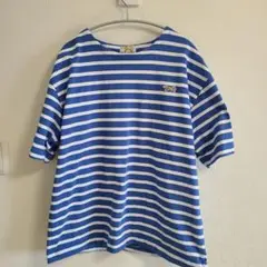 PENNEY’S（ペニーズ）と白のストライプ 半袖Tシャツ キツネ刺繍