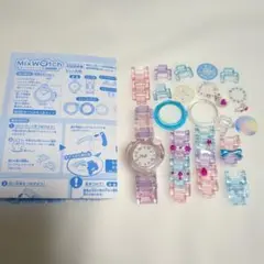 混合手錶 透明飾品