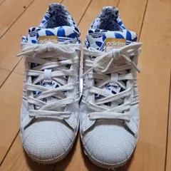 adidas SUPERSTAR ホワイト/ブルー