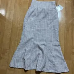 GRL フレアスカート グレー系 ロング