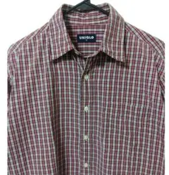 90's〜00's old UNIQLO ユニクロ チェック柄 長袖シャツ　 S