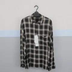 24ss COMOLIコモリ　レーヨンチェックシャツ オンブレ　3 comoli 24ss COMOLIコモリ レーヨンチェックシャツ オンブレ 3 comoli COMOLI