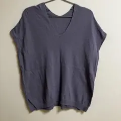 ルノンキュール　フレンチスリーブ　ニットTシャツのサムネイル
