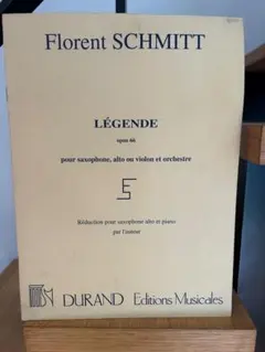 Florent Schmitt LÉGENDE opus 66