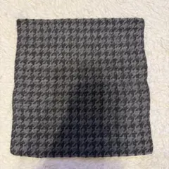 ポケットチーフ グレーグレンチェック ウール