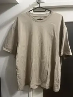 【匿名配送】ベージュ 半袖 Tシャツ コットン