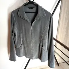 薄手アウター グレー