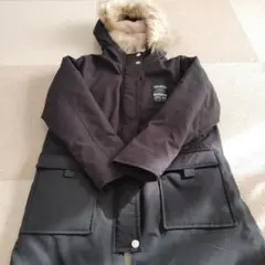 美品mini-valman 黒コート 150