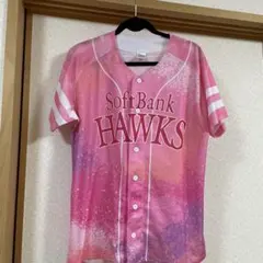 ソフトバンクホークス ピンクフルデー 2023年ユニフォーム L